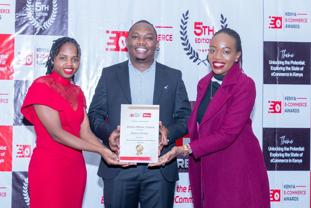 Uzapoint team at the Kenya E-Commerce Awards 2023
